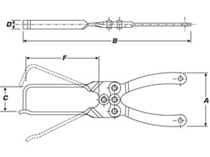 Squeeze Action Plier Clamps l 421 